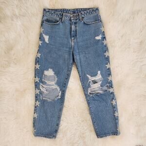 Carmar Hermia Sabella Rhinestone Star Jeans (Size 27)
